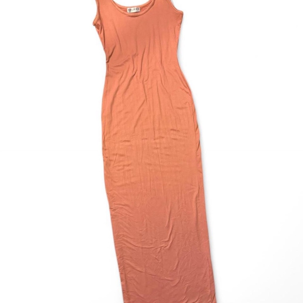 Elegant Sleeveless Pink Maxi Dress